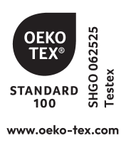 Πιστοποιητικό OEKO-TEX STANDARD 100 SHGO 062525 Testex