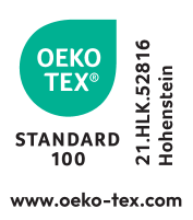 Σφραγίδα STANDARD 100, 21.HLK.52816 Hohenstein, www.oeko-tex.com