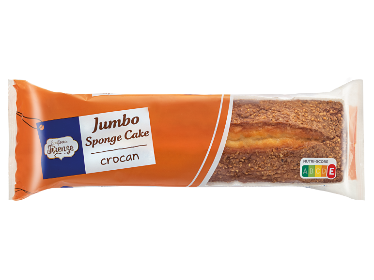 Τούρτα σφουγγάρι Jumbo κροκάν, Nutri-Score E