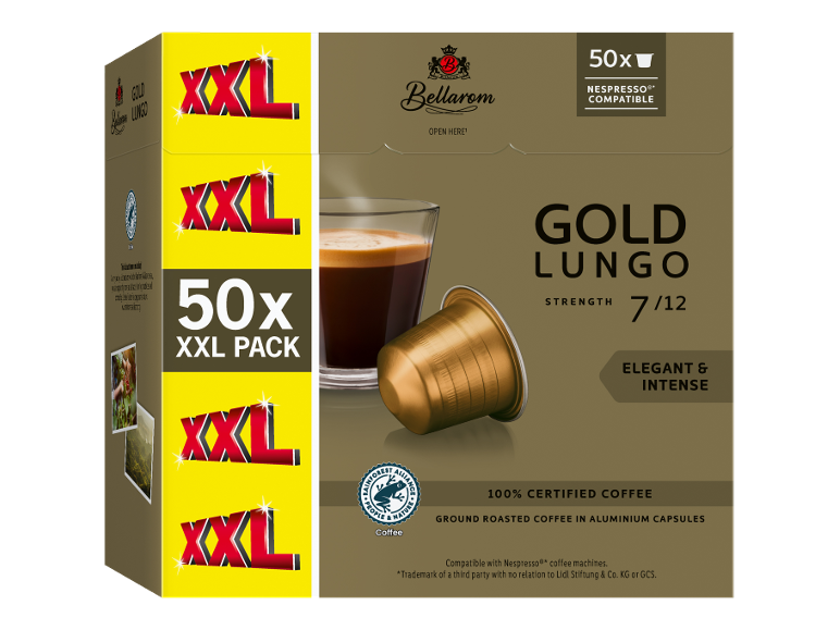 Κάψουλες καφέ Gold Lungo XXL