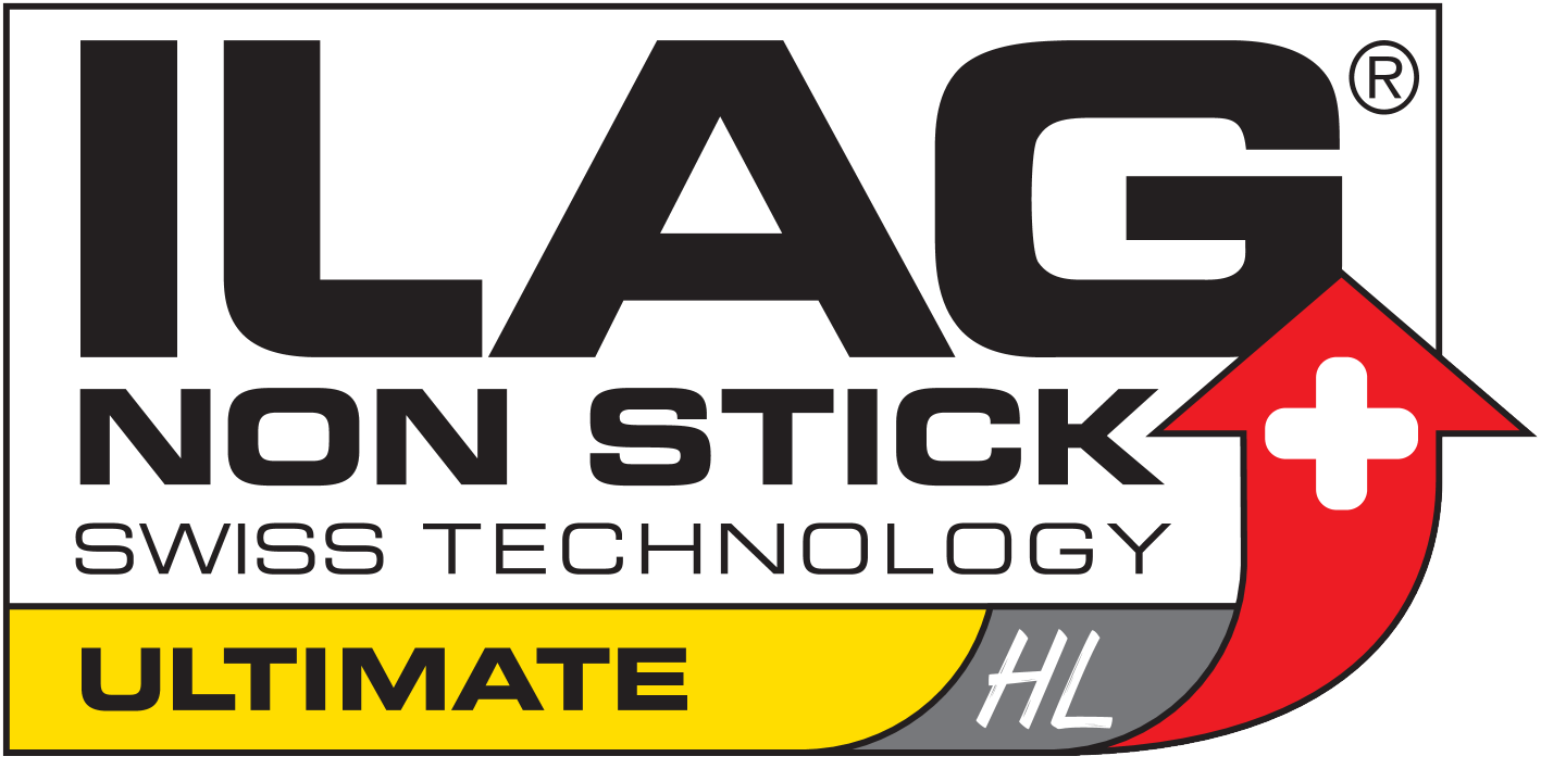 ILAG NON STICK SWISS TECHNOLOGY ULTIMATE HL με κόκκινο βέλος και ελβετικό σταυρό.