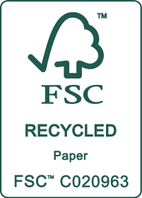 Σφραγίδα FSC RECYCLED Χαρτί, FSC™ C020963