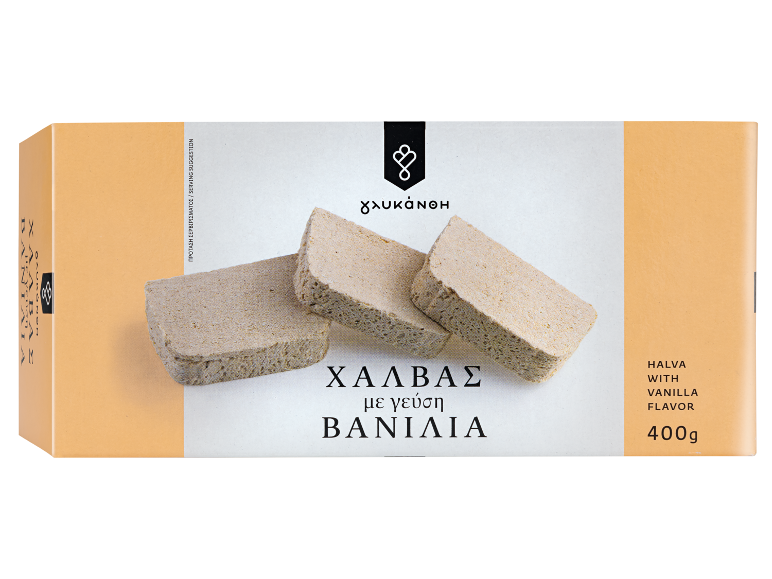 Χαλβάς με γεύση βανίλια Glykanthi, 400g