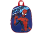 Μπλε σακίδιο πλάτης με εικόνα του Spider-Man να κάνει μπράβο