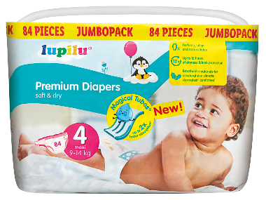 Lupilu Premium πάνες maxi No. 4