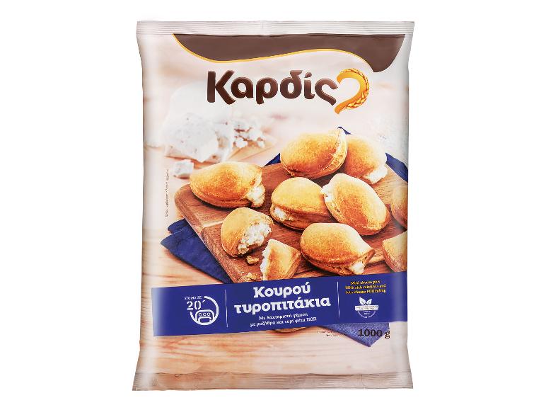 Σακούλα με μίνι τυροπιτάκια, έτοιμα σε 20 λεπτά, με γέμιση μυζήθρας και φέτας, 1000γρ.