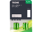 Επαναφορτιζόμενες μπαταρίες AAA, 1000 mAh, 1,2 V, προφορτισμένες, έως 1000 κύκλους φόρτισης.
