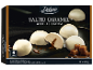 Παγωτό mochi αλατισμένη καραμέλα με σάλτσα καραμέλας, 6 τεμάχια.