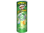 Pringles Pringoooals πατατάκια ξινή κρέμα & κρεμμύδι, συσκευασία με θέμα ποδόσφαιρο και προώθηση βραβείων.