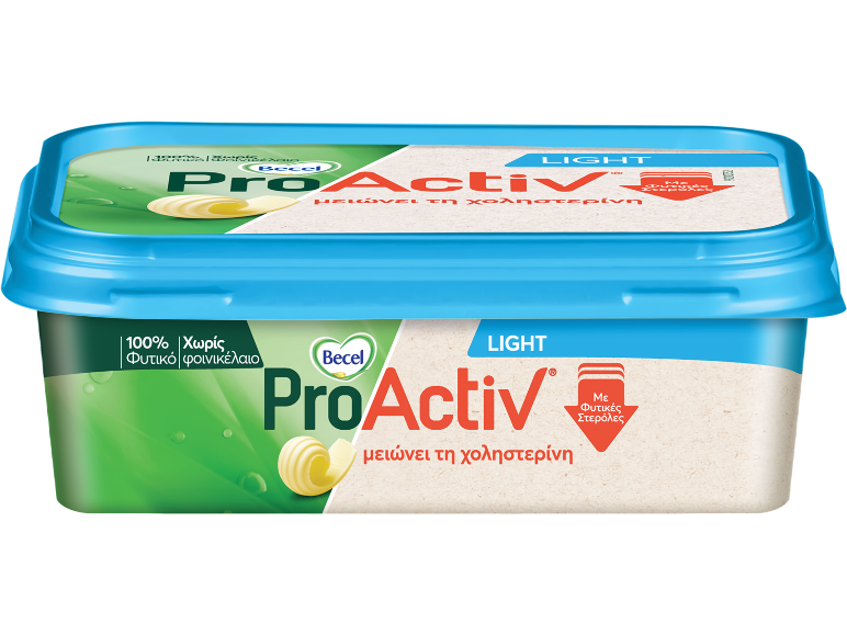 Light φυτικό soft spread με φυτικές στερόλες για μείωση της χοληστερίνης, 250g.