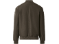 Ανδρικό σκούρο καφέ bomber jacket, πίσω όψη.