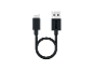 Μαύρο καλώδιο φόρτισης USB-C σε USB-A με το κείμενο 'TRONIC'.