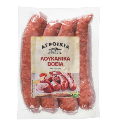 Λουκάνικα βοειά ΑΓΡΟΙΚΙΑ, 450γρ.