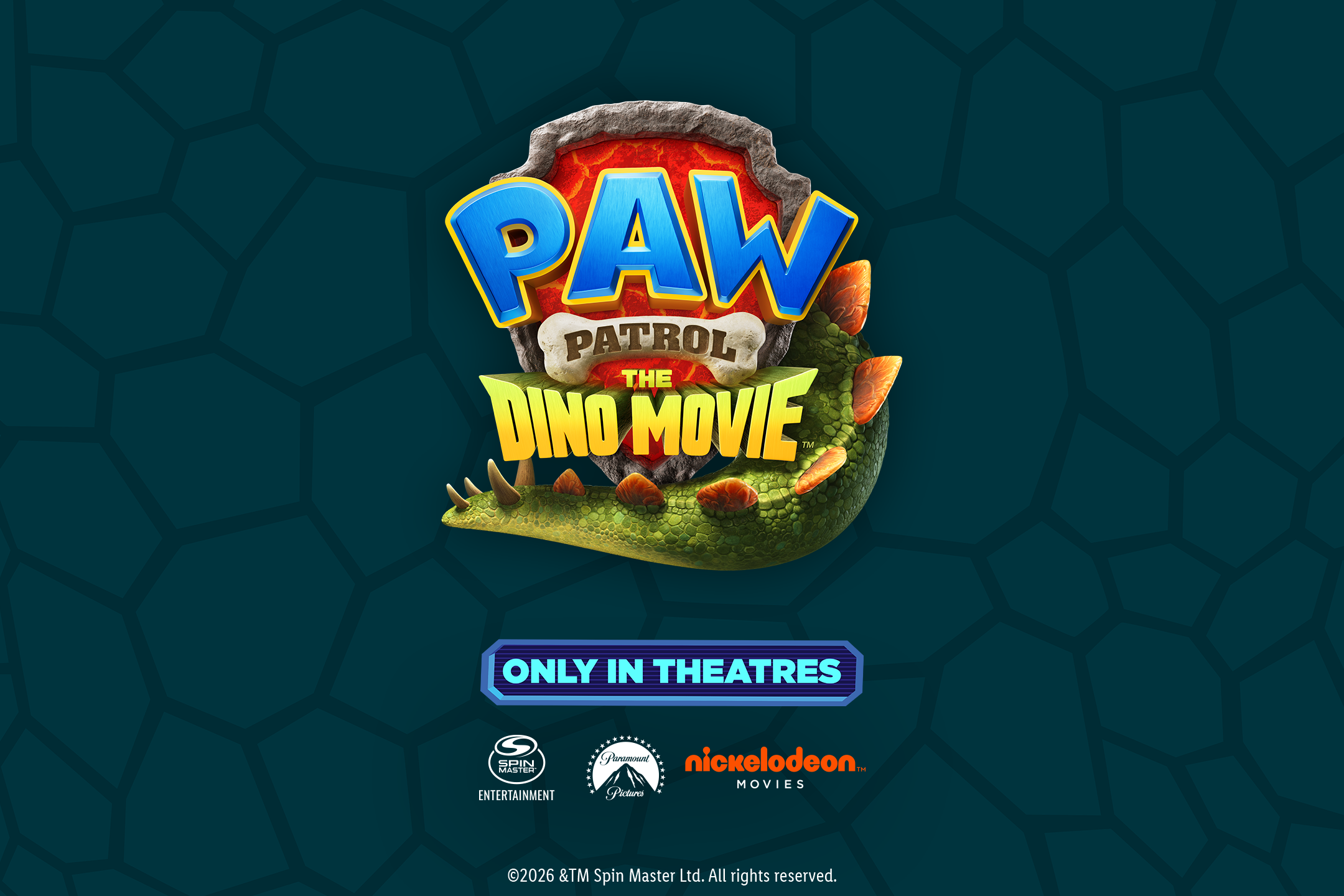 Κουτάβια Paw Patrol και δεινόσαυροι σε σκηνικό ζούγκλας για την «Ταινία των Δεινοσαύρων».